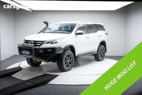 White 2018 Toyota Fortuner Wagon Gxl
