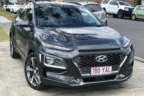 Grey 2017 Hyundai Kona Wagon Highlander