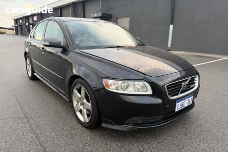 Black 2009 Volvo S40 Sedan 2.4 S