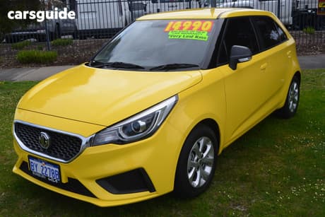 Yellow 2020 MG MG3 Hatchback Core (With Navigation)