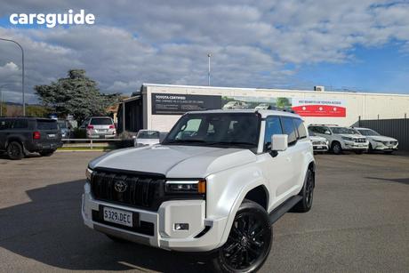 White 2024 Toyota Landcruiser Prado Wagon Vx Frosted White