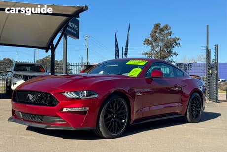 Red 2018 Ford Mustang Coupe Fastback Gt 5.0 V8
