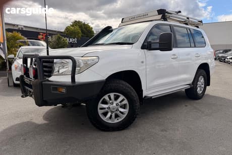 White 2009 Toyota Landcruiser Wagon Gxl (4X4)