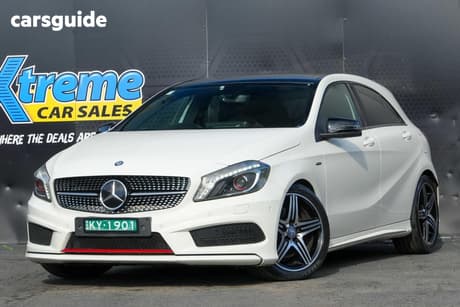 White 2014 Mercedes-Benz A250 Hatchback Sport