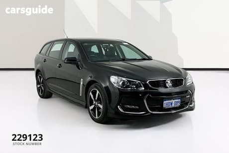 Black 2017 Holden Commodore Sportswagon Sv6