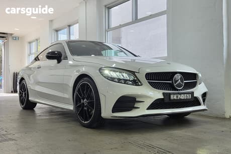 White 2022 Mercedes-Benz C200 Coupe