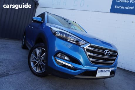 Blue 2017 Hyundai Tucson Wagon Elite (Fwd)