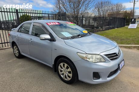 Blue 2012 Toyota Corolla Sedan Ascent