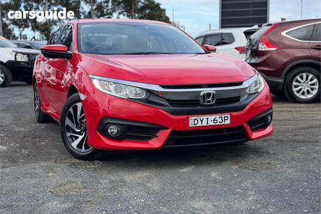 Red 2018 Honda Civic Sedan Vti-S
