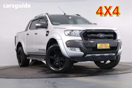 Silver 2018 Ford Ranger Dual Cab Pick-up Wildtrak 3.2 (4X4) (5 Yr)