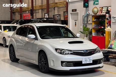White 2010 Subaru Impreza Sedan Wrx Sti