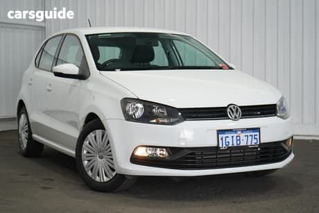White 2017 Volkswagen Polo Hatchback 66 Tsi Trendline