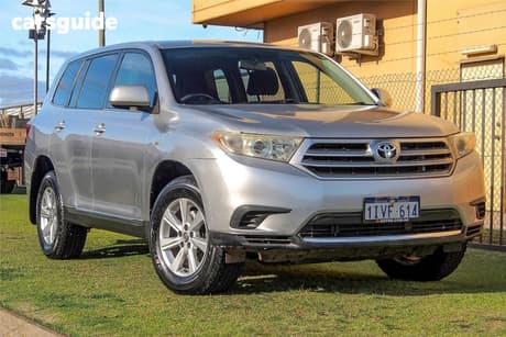 Silver 2013 Toyota Kluger Wagon Kx-R (Fwd) 5 Seat