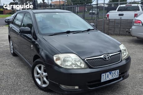 Black 2002 Toyota Corolla Wagon Levin