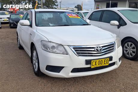 White 2009 Toyota Aurion Sedan At-X