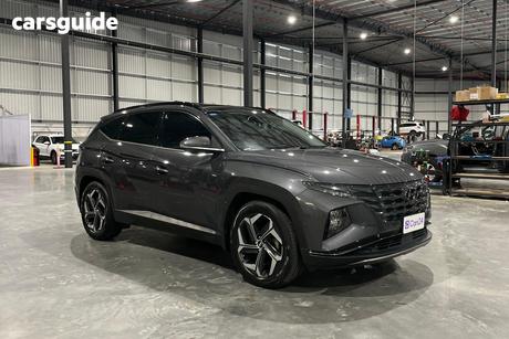Beige 2021 Hyundai Tucson Wagon Highlander (Awd)