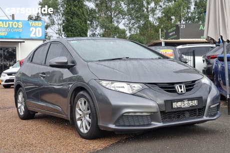 Grey 2012 Honda Civic Hatchback Vti-S