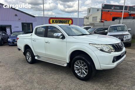 White 2017 Mitsubishi Triton Dual Cab Utility Gls (4X4)