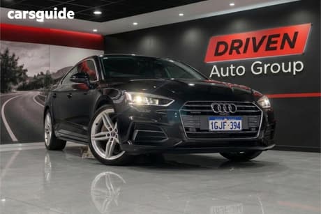 Black 2017 Audi A5 Hatchback Sportback 2.0 Tfsi Quattro