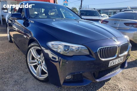 Blue 2011 BMW 520D Sedan 20D