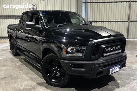 Black 2021 RAM 1500 Crew Cab Utility Warlock Rambox