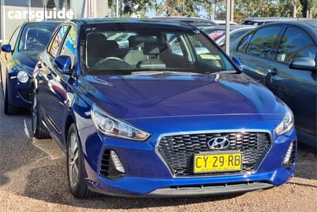 Blue 2019 Hyundai I30 Hatchback Active