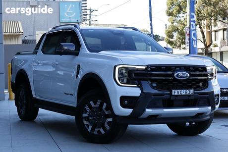 White 2025 Ford Ranger Double Cab Pick Up Phev Wildtrak (4X4)