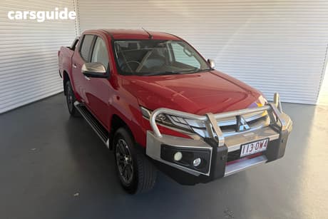 Red 2018 Mitsubishi Triton Double Cab Pick Up Gls (4X4) Premium