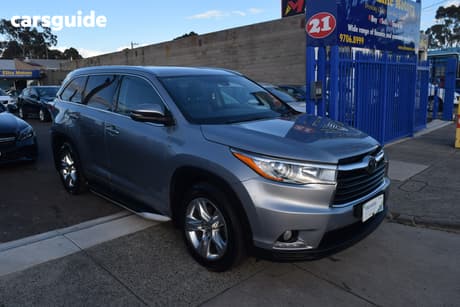 Silver 2016 Toyota Kluger Wagon Grande (4X4)