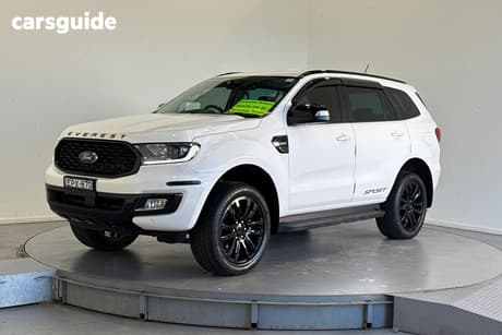 White 2021 Ford Everest Wagon Sport (4Wd)
