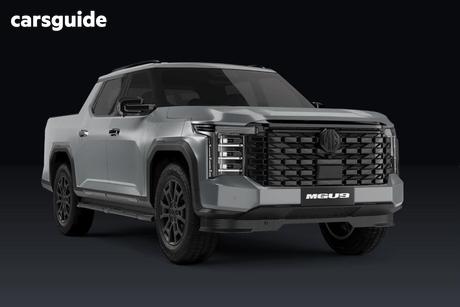 Grey 2026 MG Mgu9 Ute Tray BLACK EDITION 4X4