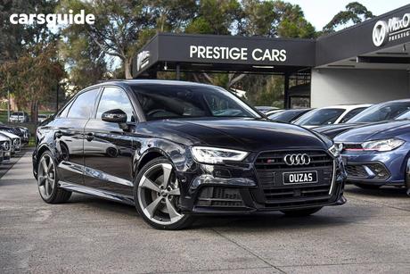 Black 2018 Audi S3 Sedan 2.0 Tfsi Quattro Black Edition