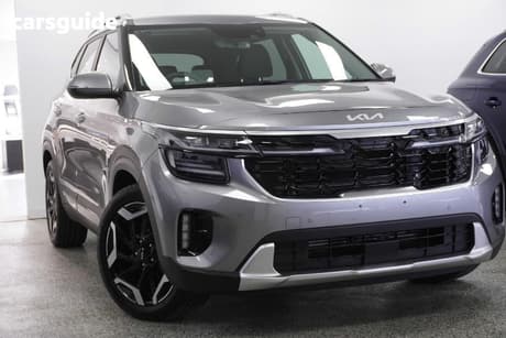 Grey 2023 Kia Seltos Wagon Gt-Line (Awd) (Two-Tone)