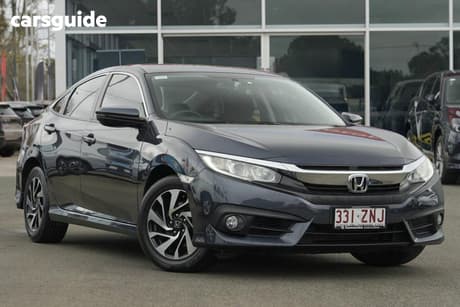 Black 2016 Honda Civic Sedan Vti