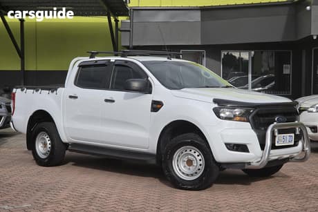 White 2018 Ford Ranger Crew Cab Pickup Xl 2.2 Hi-Rider (4X2) (5 Yr)