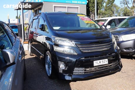 Black 2012 Toyota Vellfire SUV Z G