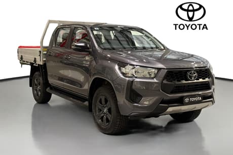 Silver 2025 Toyota Hilux Double Cab Chassis Sr 48V (4X4)