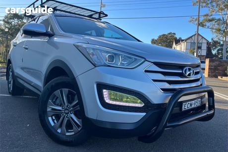 Silver 2015 Hyundai Santa FE Wagon Active Crdi (4X4)