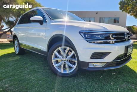 White 2016 Volkswagen Tiguan Wagon 140 Tdi Highline