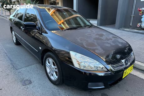 Black 2007 Honda Accord Sedan Vti-L
