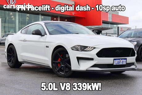 White 2018 Ford Mustang Coupe Fastback Gt 5.0 V8