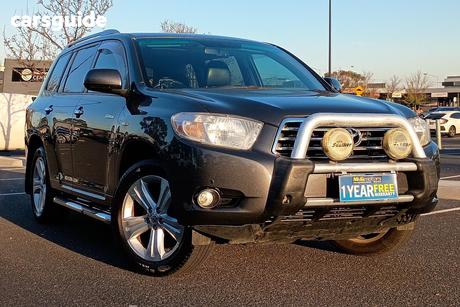 Grey 2008 Toyota Kluger Wagon Grande (4X4)