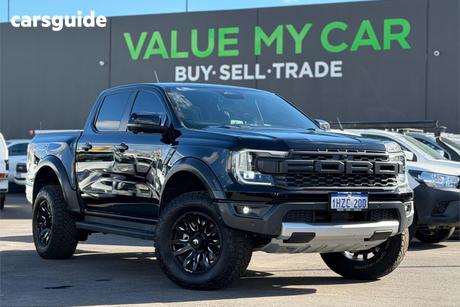 Black 2023 Ford Ranger Double Cab Pick Up Raptor 3.0 (4X4)