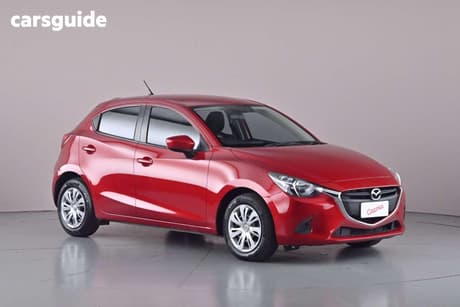 Red 2016 Mazda 2 Hatchback Neo