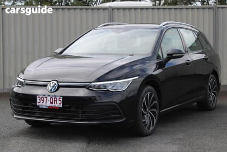 Black 2022 Volkswagen Golf Wagon 110Tsi Life
