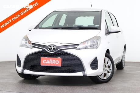 White 2016 Toyota Yaris Hatchback Ascent