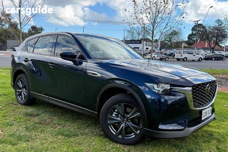 Blue 2025 Mazda CX-60 Wagon G40E Pure Hybrid