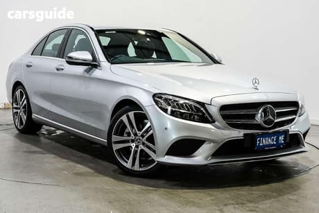 Silver 2019 Mercedes-Benz C200 Sedan Eq (Hybrid)