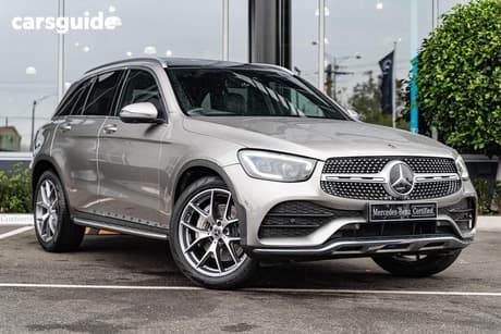 Silver 2021 Mercedes-Benz GLC300 Wagon 4Matic