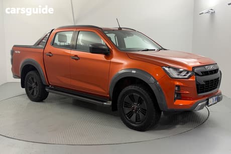Orange 2021 Isuzu D-MAX Crew Cab Utility X-Terrain (4X4)